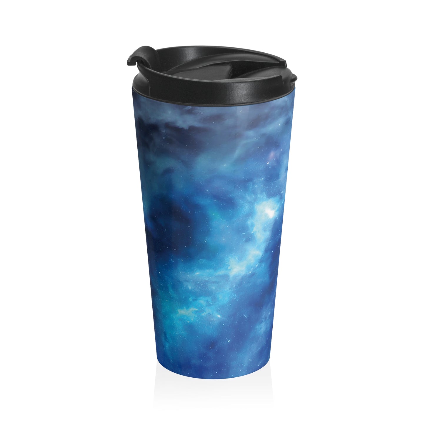 Blue Nebula Stainless Steel Travel Mug – 15oz