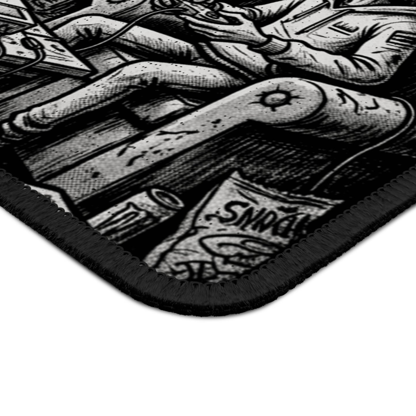 Bigfoot and Alien Gaming Mouse Pad