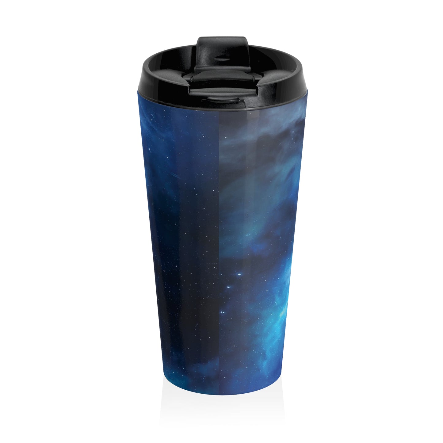 Blue Nebula Stainless Steel Travel Mug – 15oz
