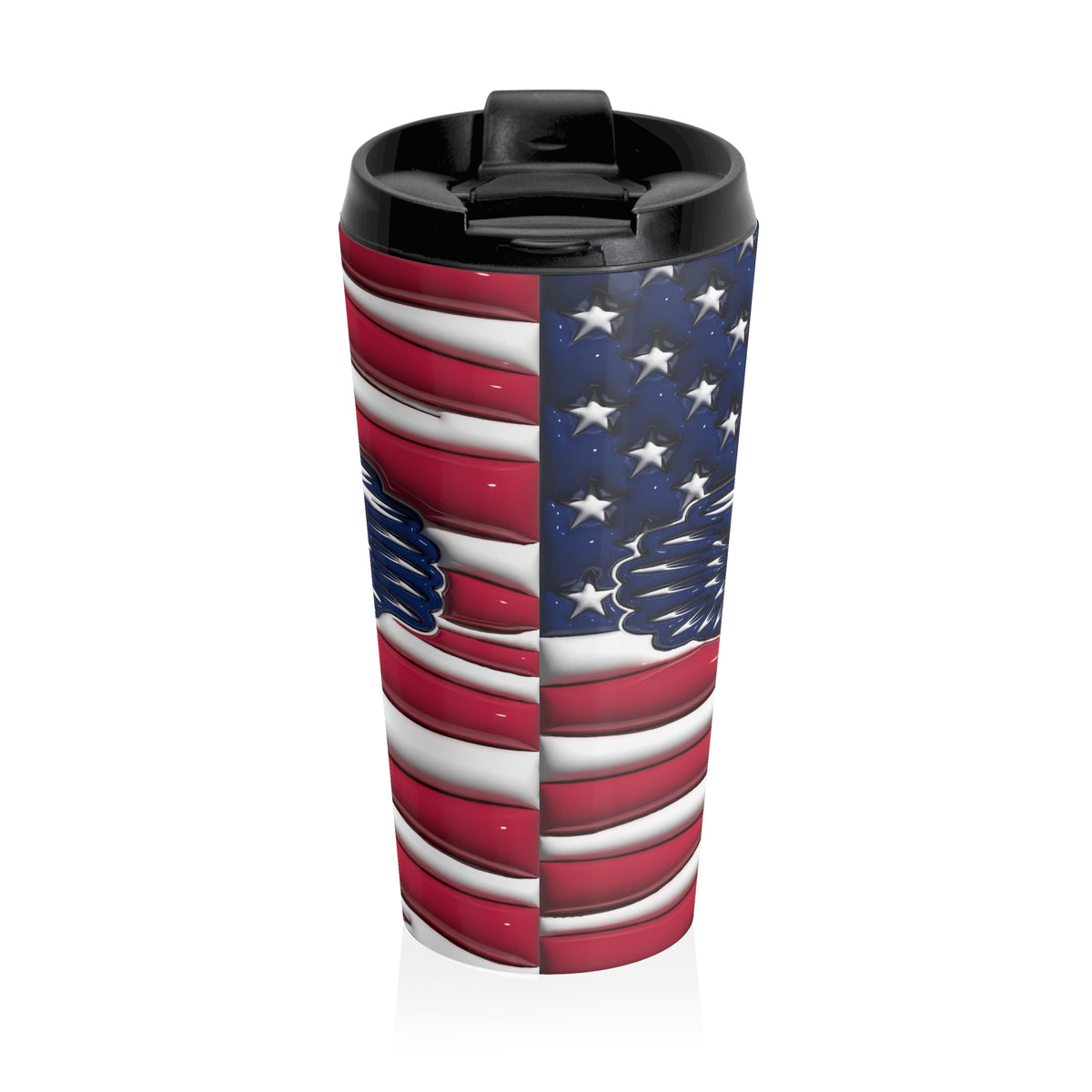 Freedom Flies American Eagle Stainless Steel Travel Mug