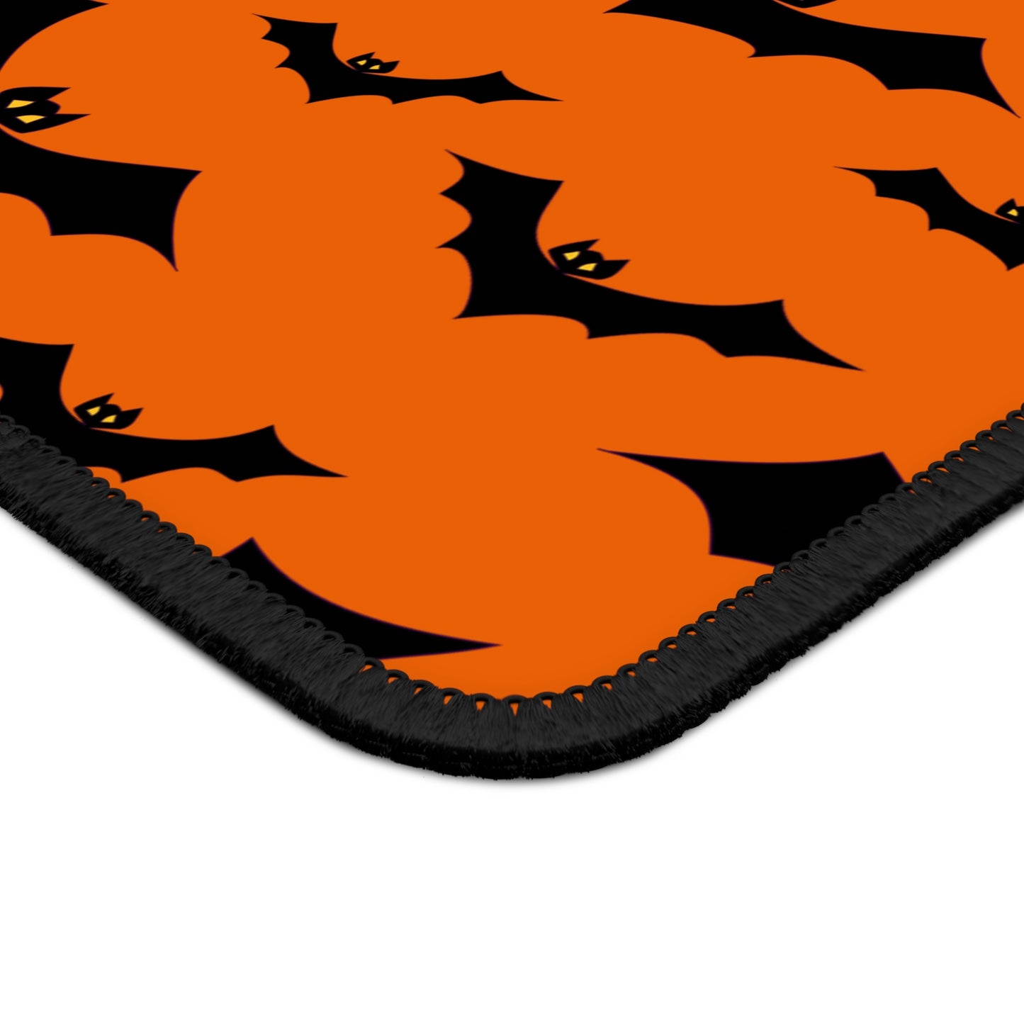 Bat Attack Halloween Gaming Mouse Pad – 9x7 Neoprene Desk Mat for Gamers and Spooky Season Fans