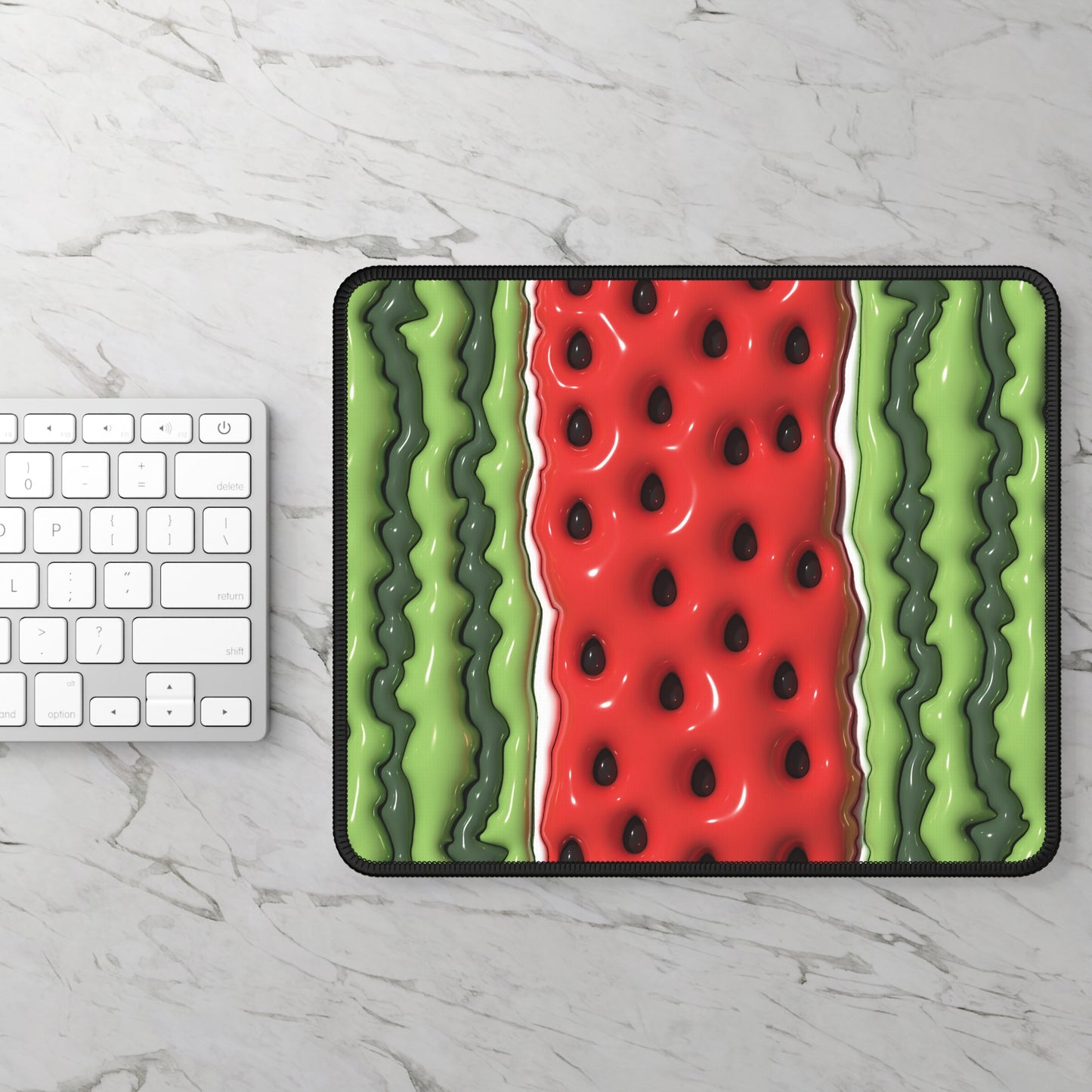 Juicy Watermelon Mouse Pad – 9x7 Neoprene Desk Mat with Fun Summer Fruit Design