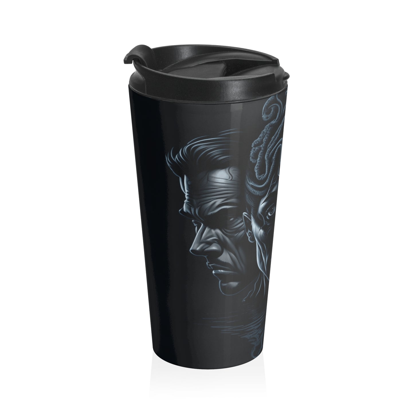 Medusa’s Gaze Stainless Steel Travel Mug – 15oz