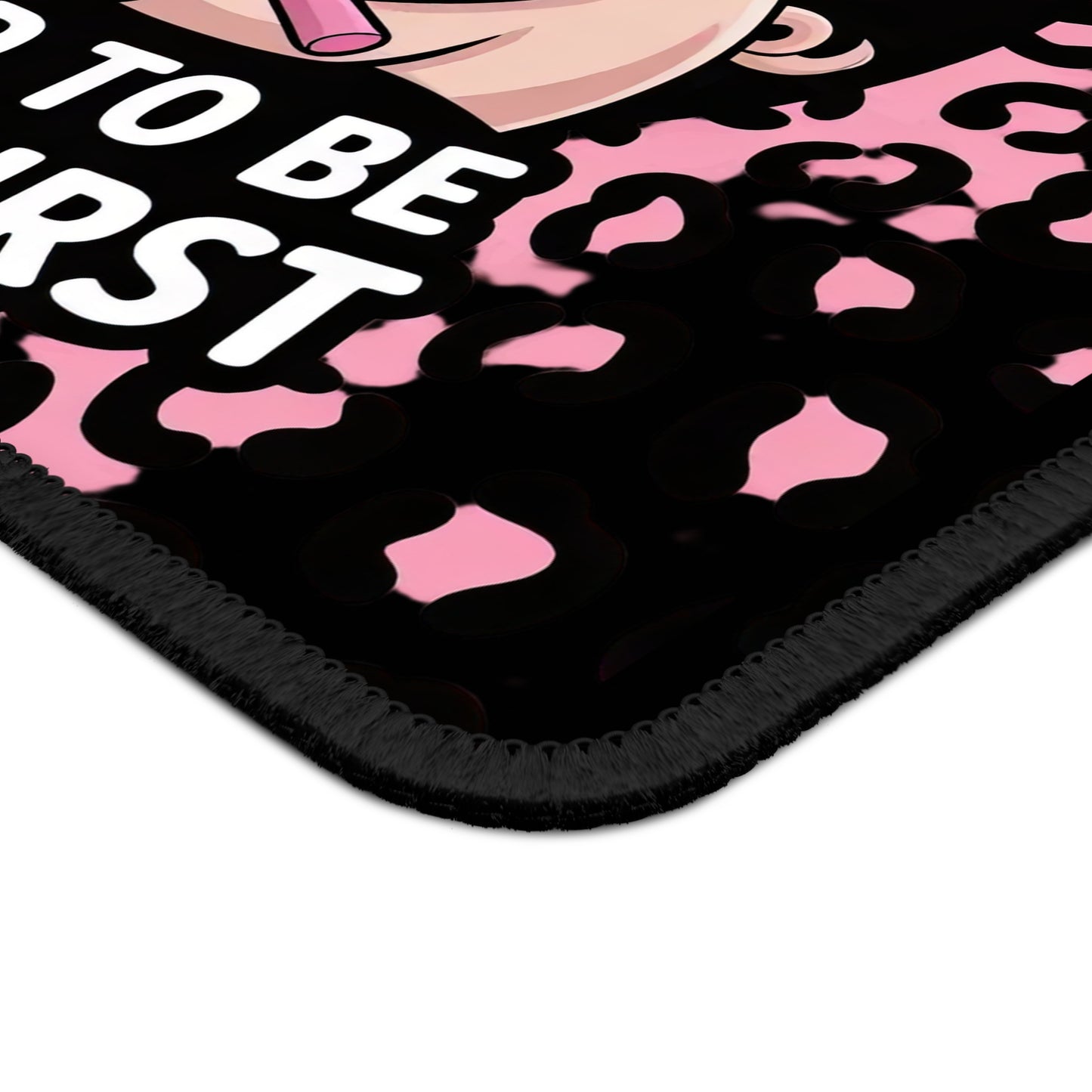 Dramatic Pig Attitude Mouse Pad
