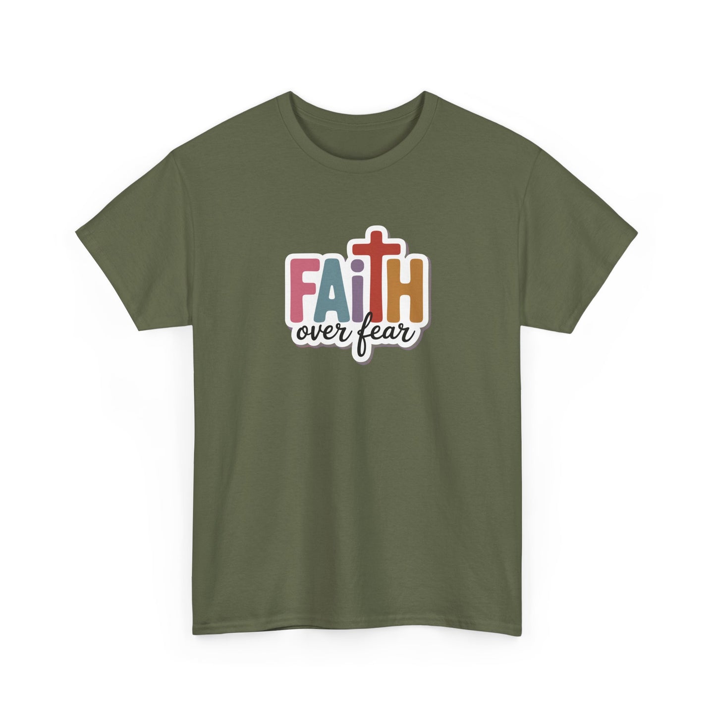 Faith Over Fear Shirt – Heavy Cotton Tee