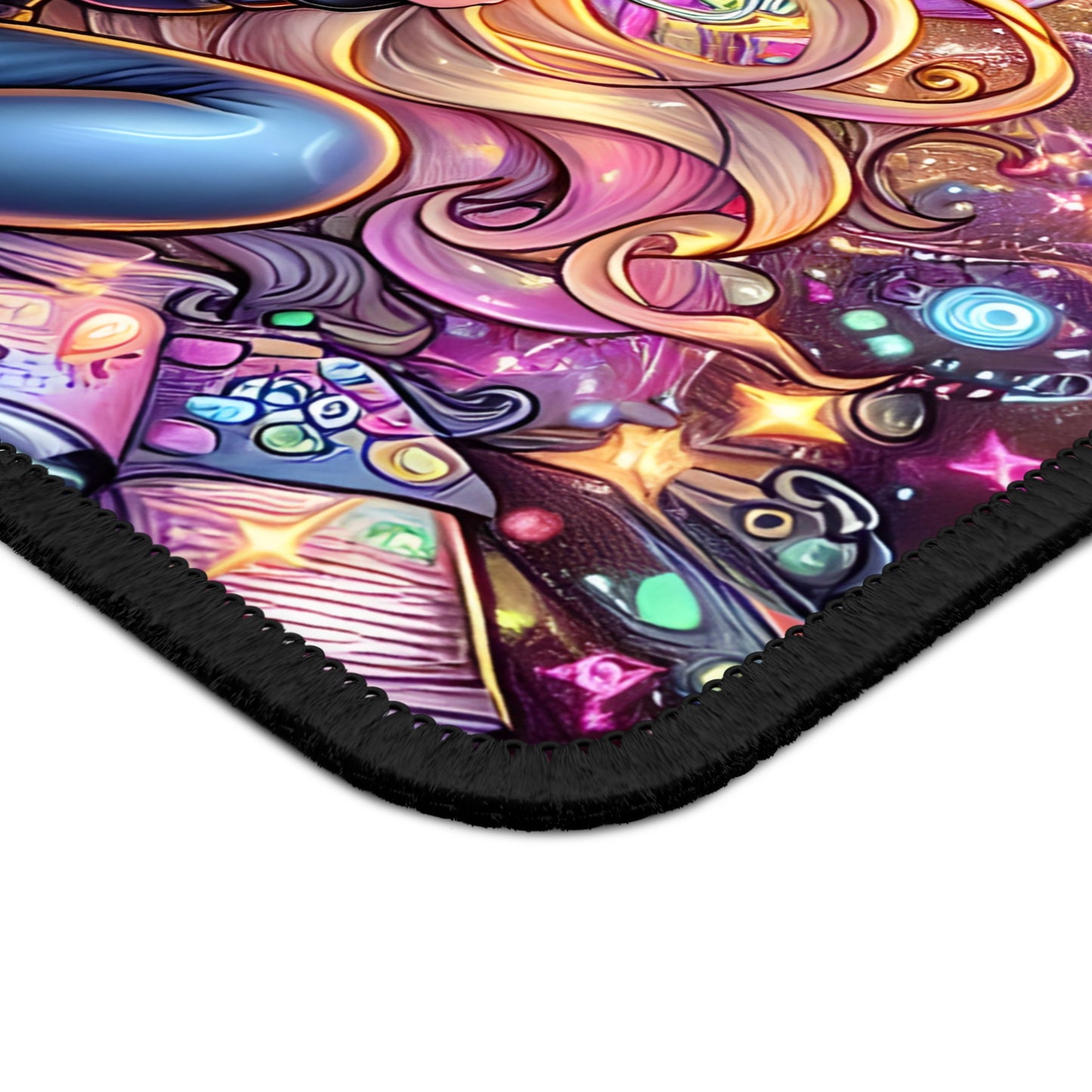 Cute Gamer Girl Mouse Pad