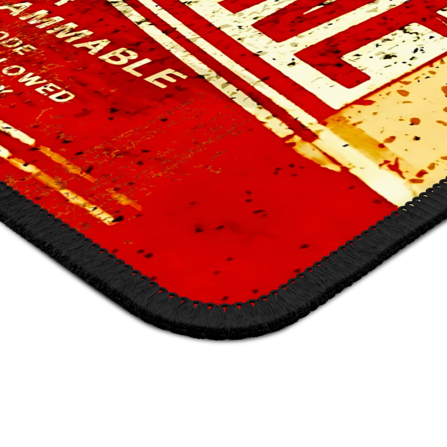 Vintage Gasoline Sign Mouse Pad