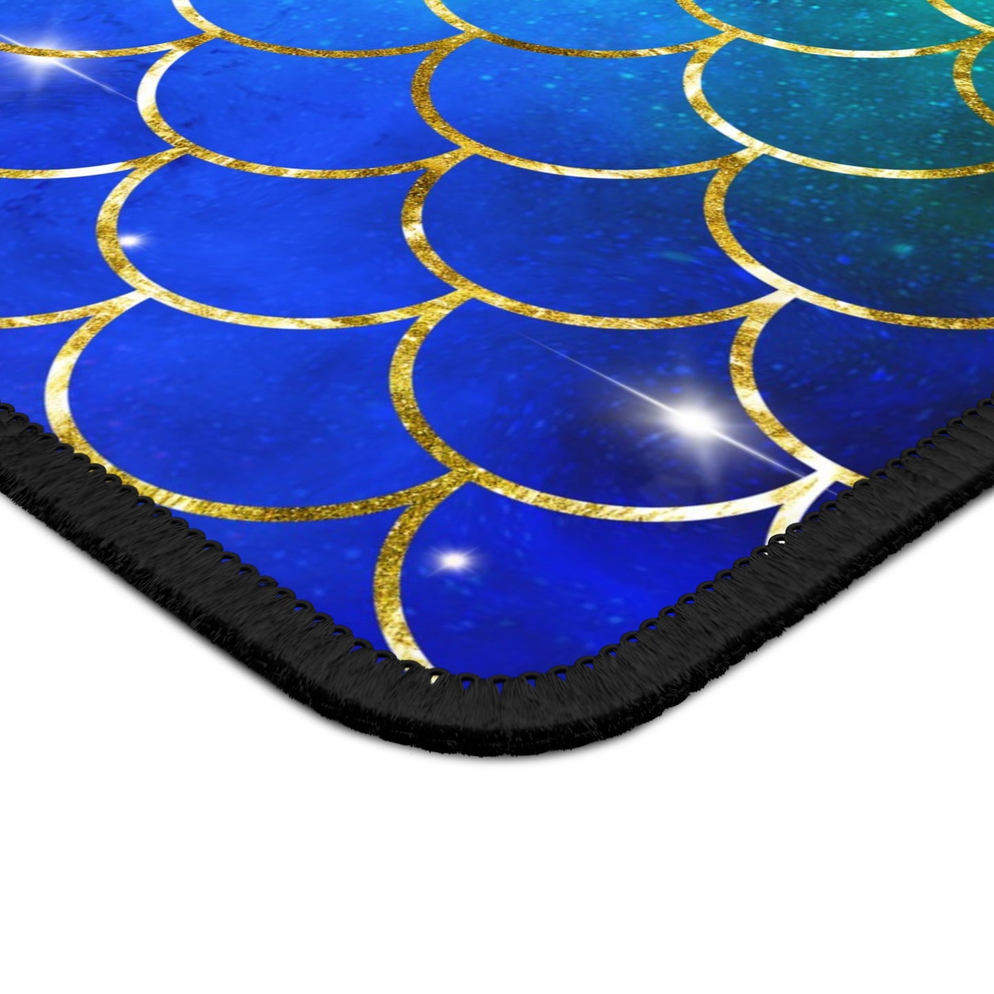 Cosmic Mermaid Scales Mouse Pad