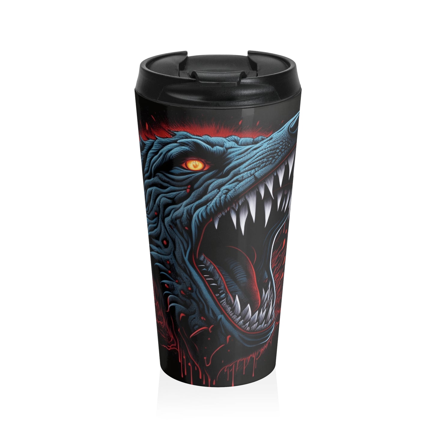 Howling Beast Stainless Steel Travel Mug – 15oz