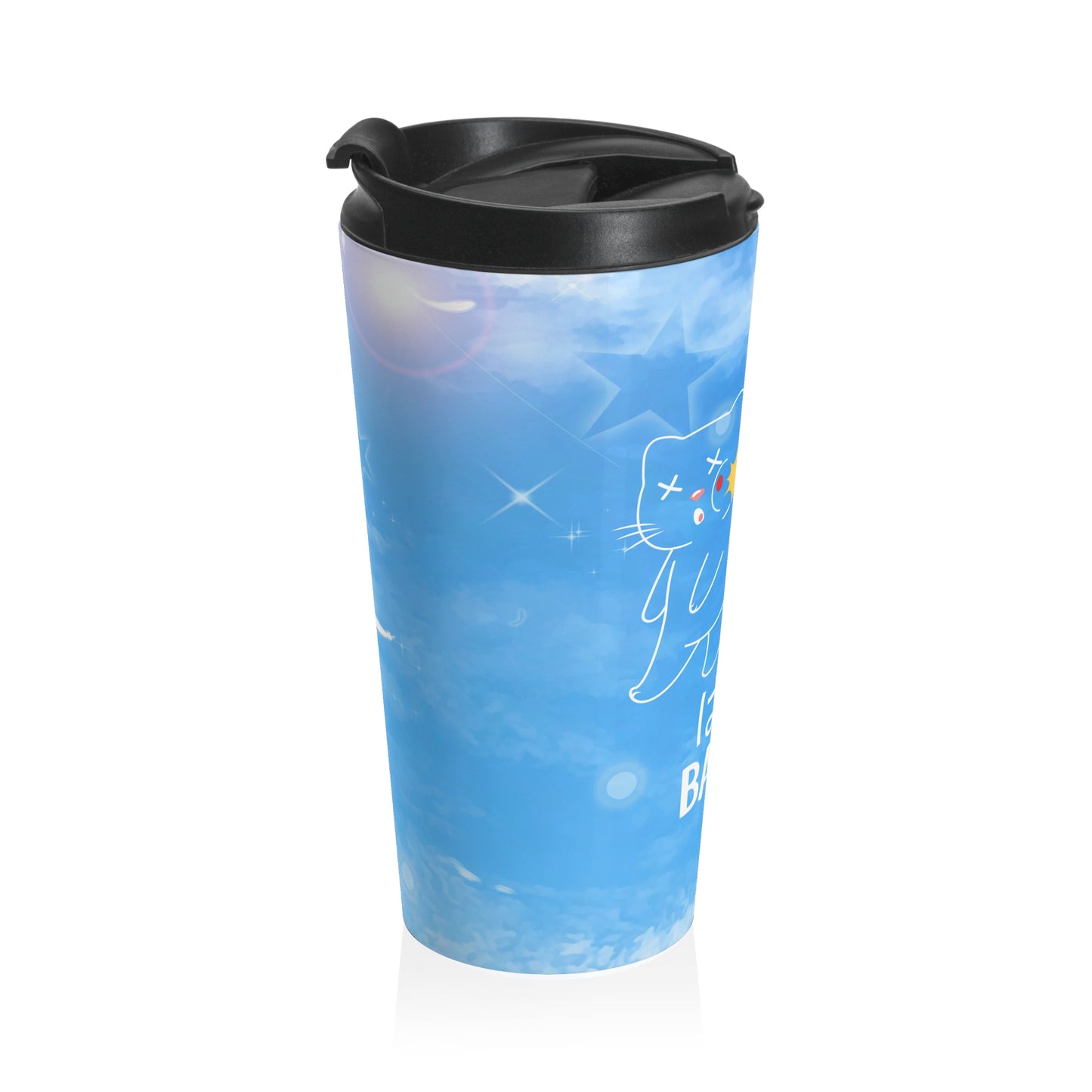 Baka Cats Stainless Steel Travel Mug – 15oz