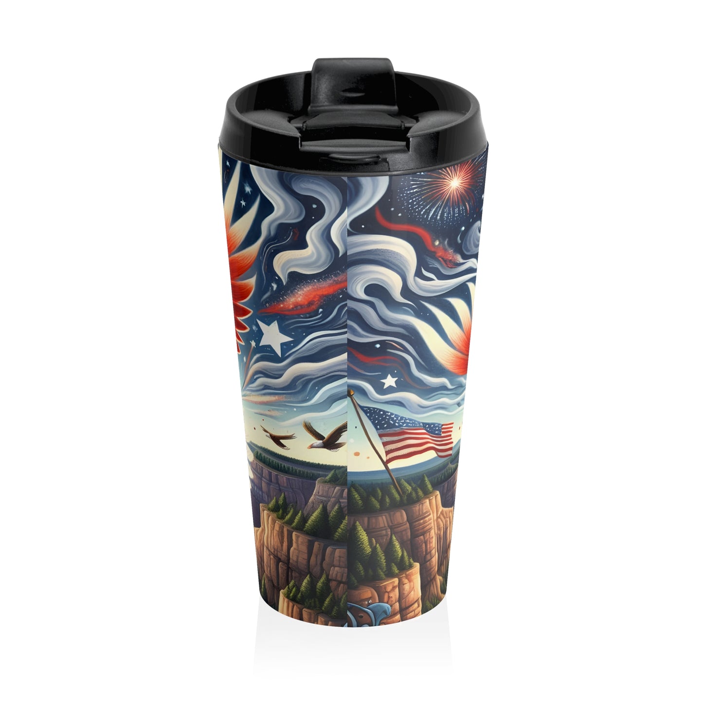 Freedom Flight Mug – 15oz Stainless Steel Travel Cup