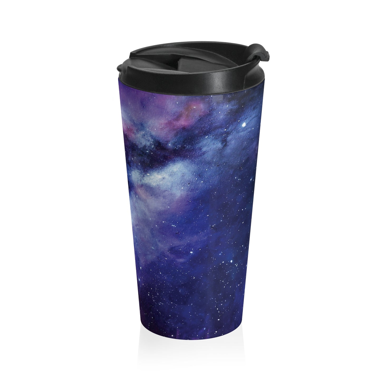 Violet Nebula Stainless Steel Travel Mug – 15oz