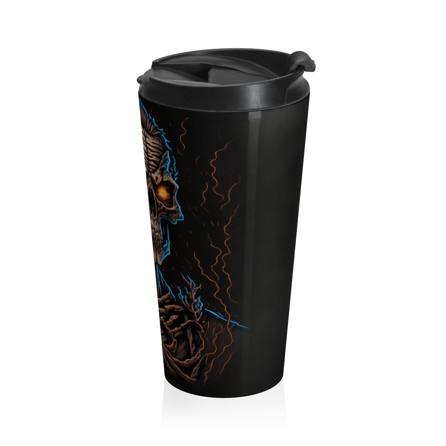 Infernal Skull Stainless Steel Travel Mug – 15oz