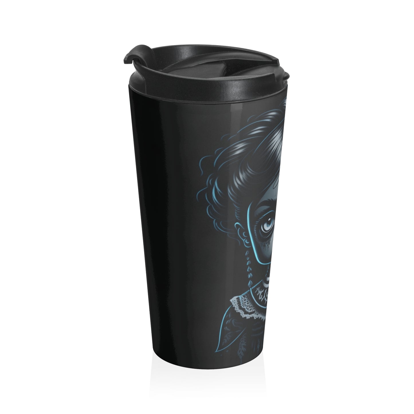 Cursed Doll Stainless Steel Travel Mug – 15oz