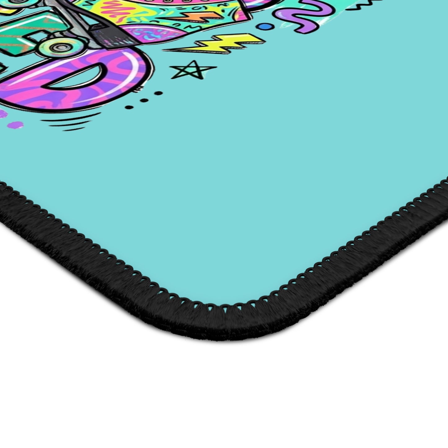 80s Made 90s Raised in Teal Mouse Pad