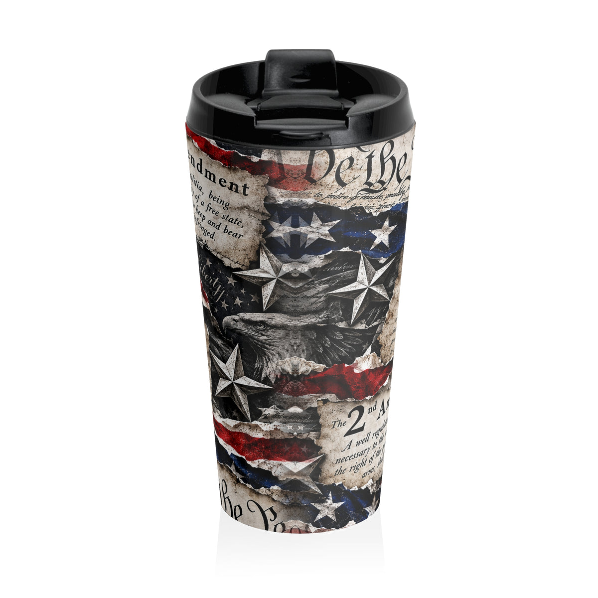 We The People 2nd Amendment Stainless Steel Travel Mug