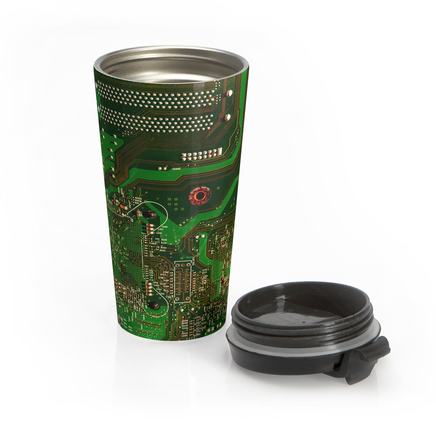 Tech Circuit Mug – 15oz Stainless Steel Travel Cup