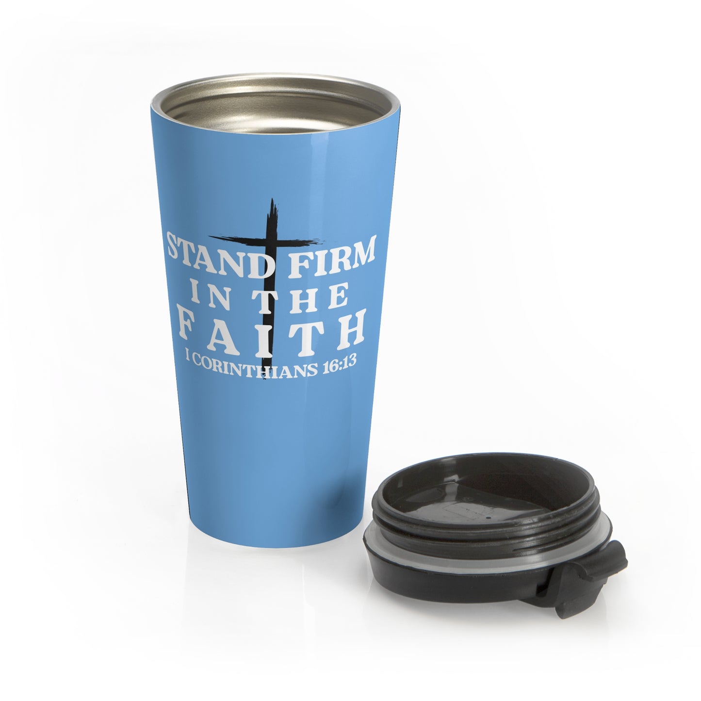 Stand Firm Mug – 15oz Stainless Steel Travel Cup