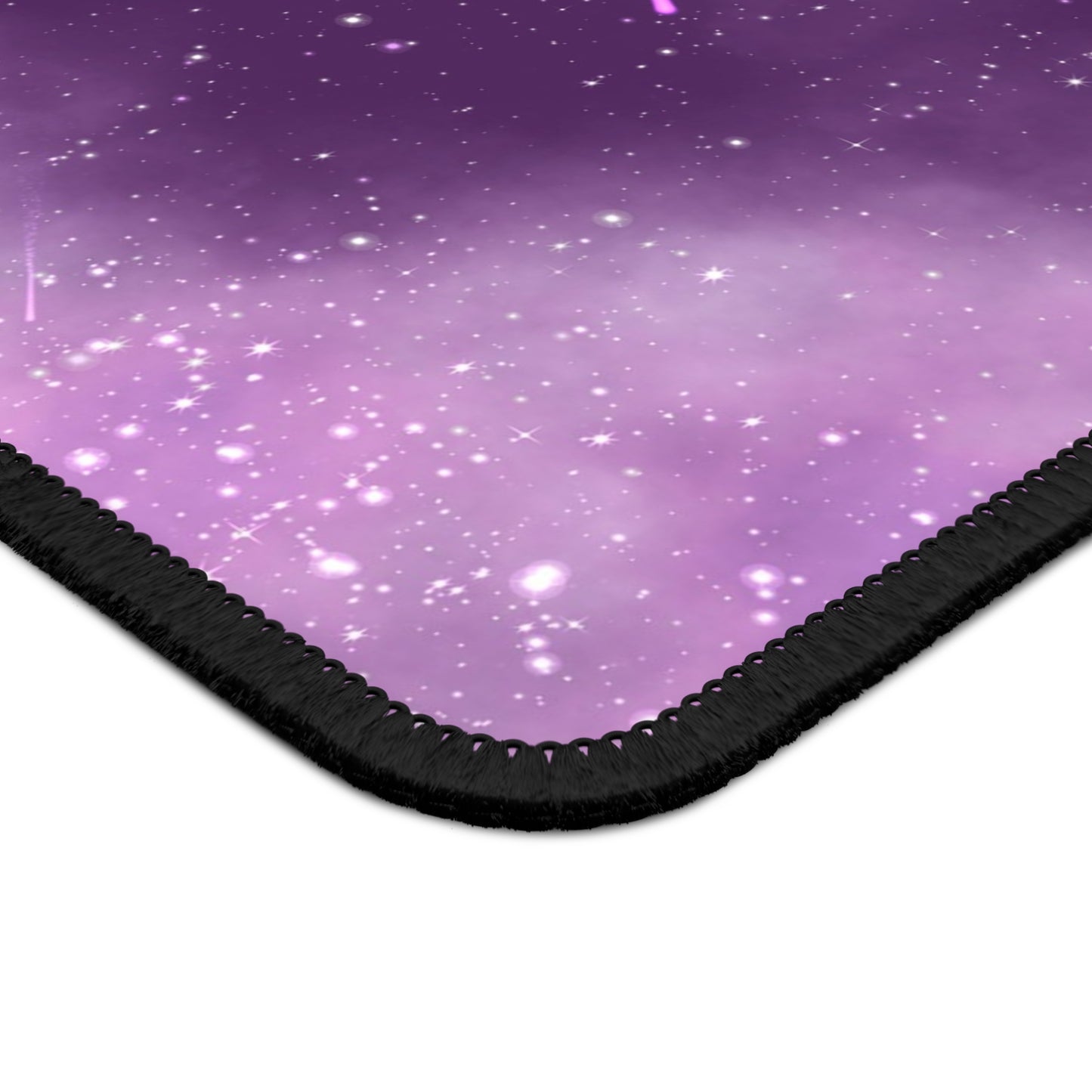 Purple Meteor Shower Mouse Pad