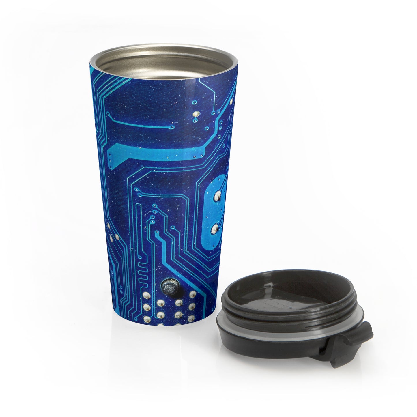 Tech Circuit Mug – 15oz Stainless Steel Travel Cup