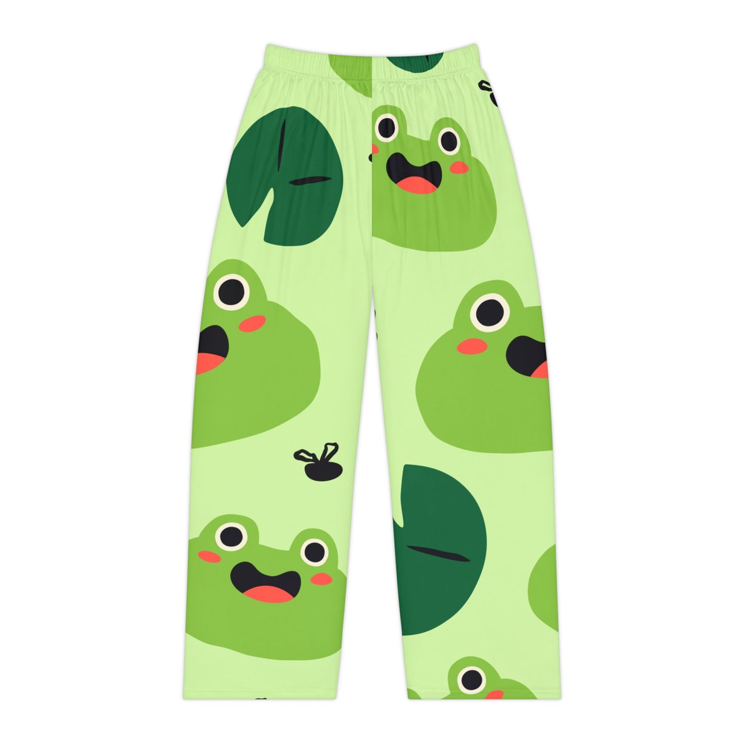 Frog Pattern Women’s Pajama Pants, Cute Loungewear for Relaxation, Gift for Birthdays, Self-Care, Home Comfort