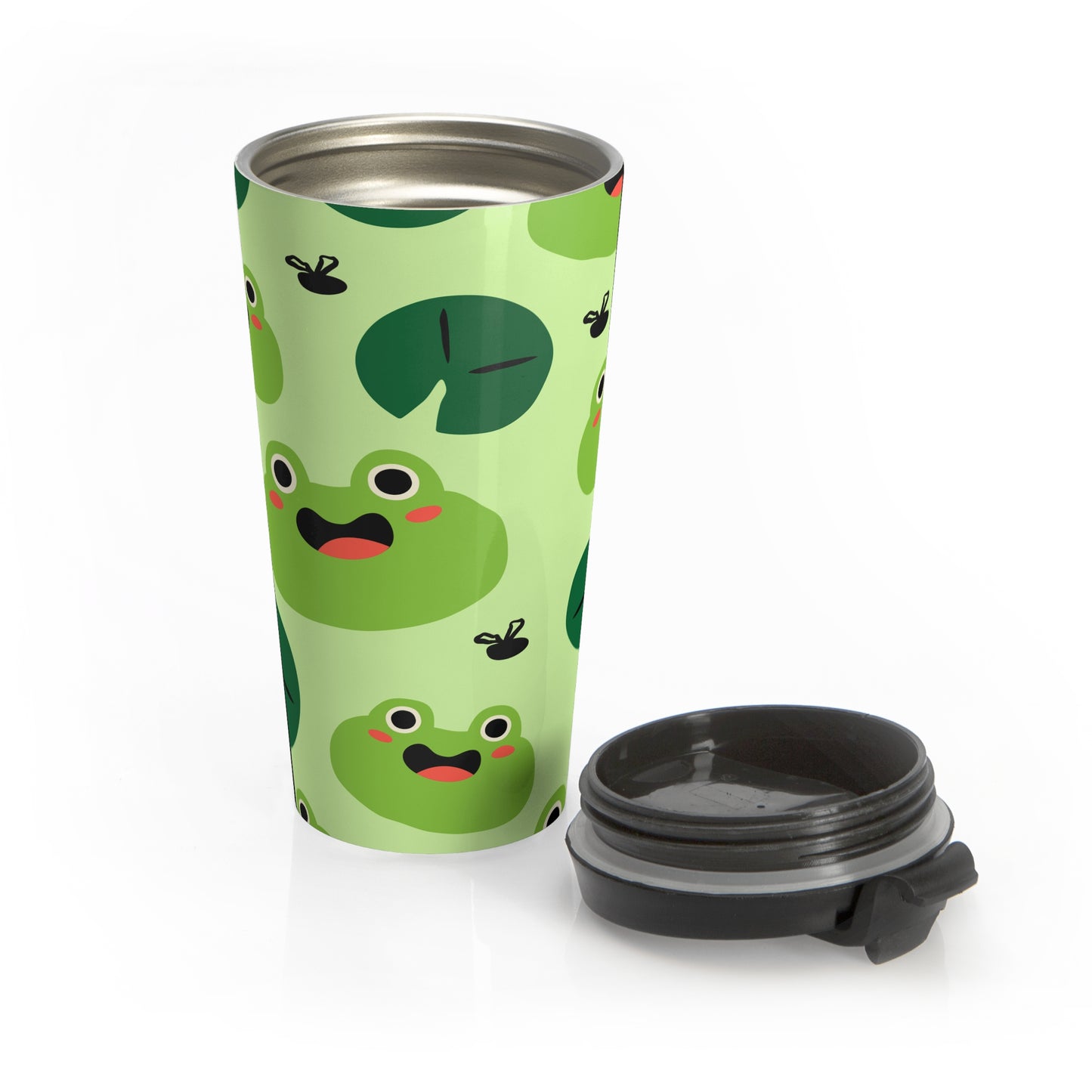 Happy Frog Mug – 15oz Stainless Steel Travel Cup