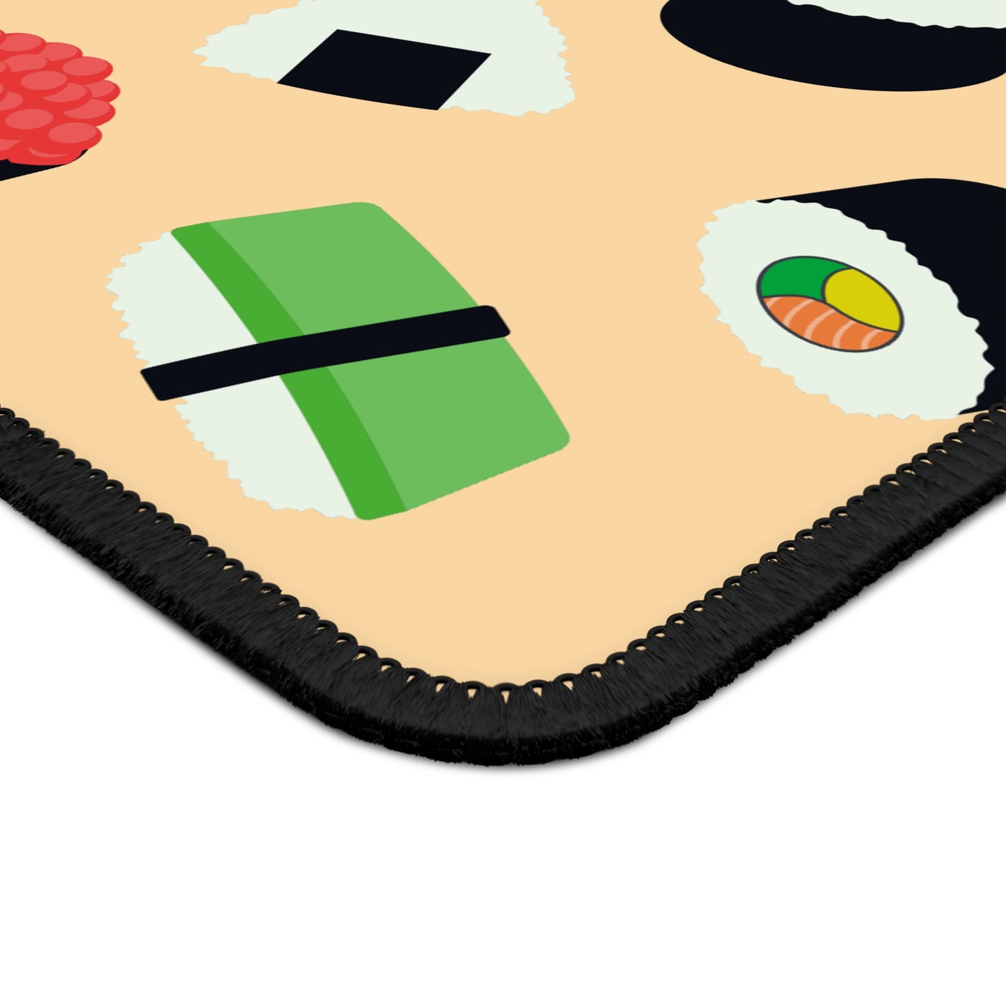 Kawaii Sushi & Onigiri Pattern Mouse Pad