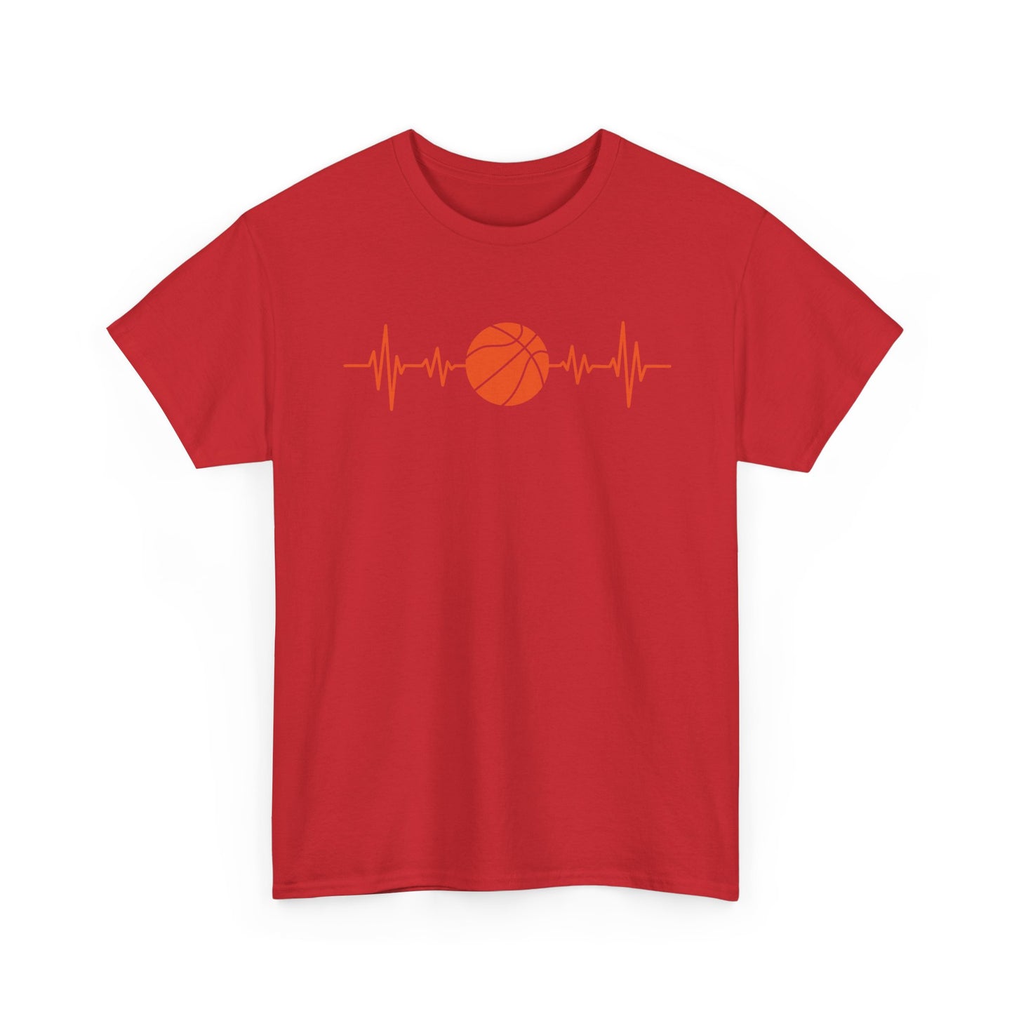 Basketball Heartbeat Shirt – Sports Lover Tee