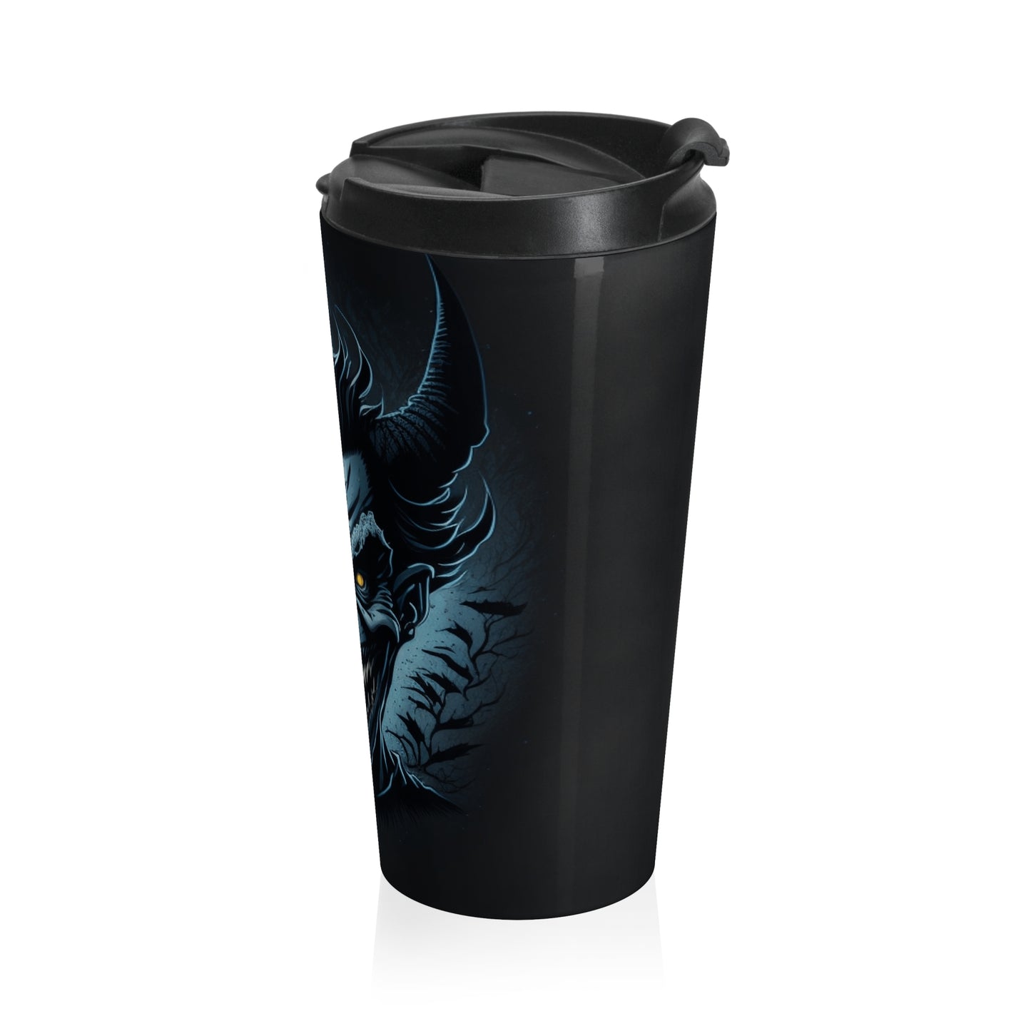 Midnight Demon Stainless Steel Travel Mug – 15oz