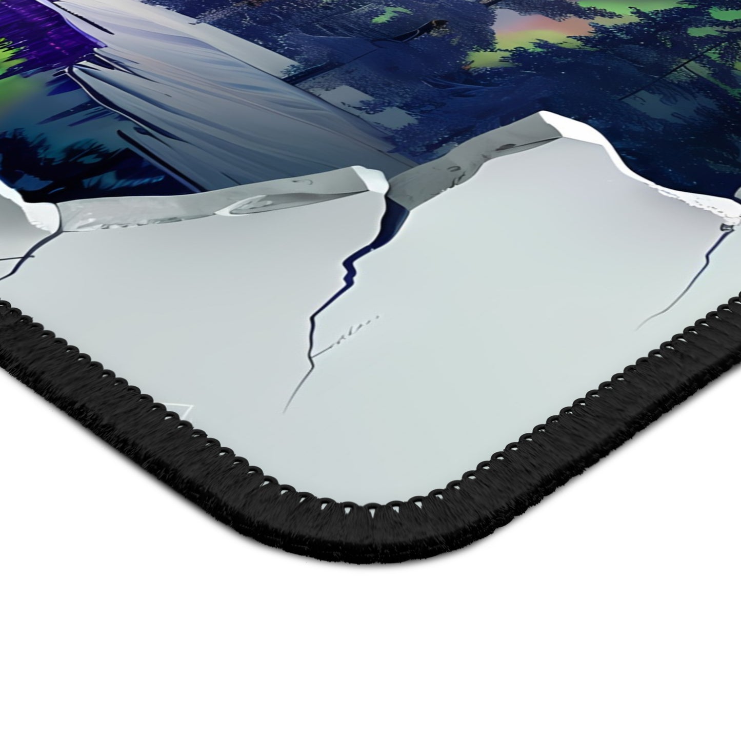 Northern Lights Through The Wall Mouse Pad