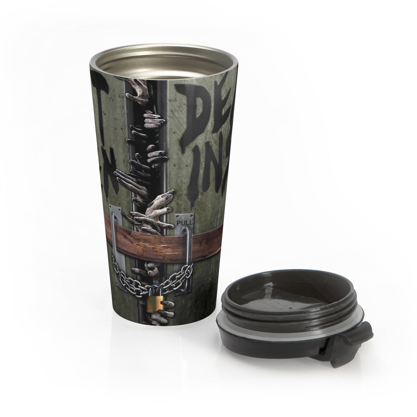 Zombie Door Travel Mug