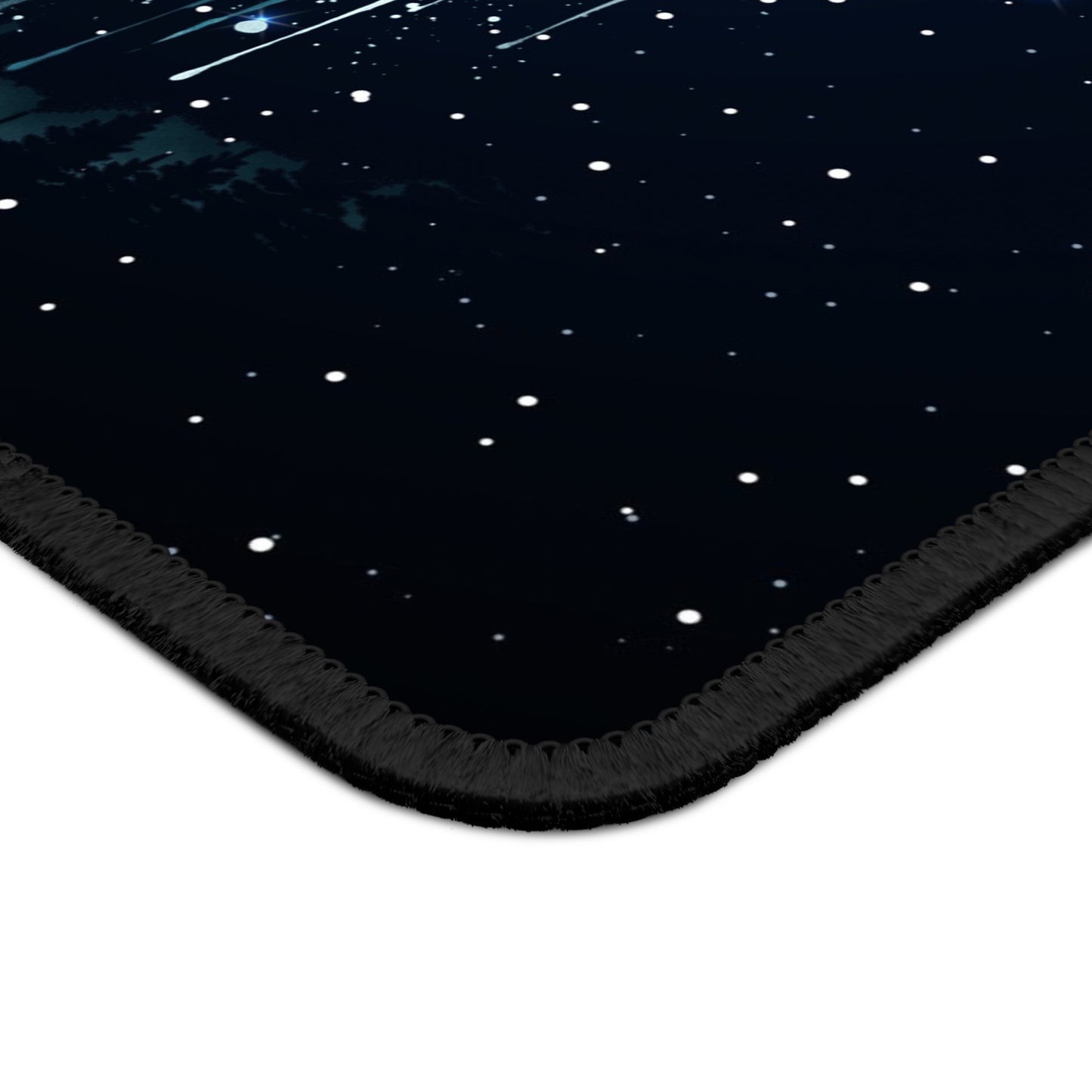 Moonlit Wolf Spirit Mouse Pad
