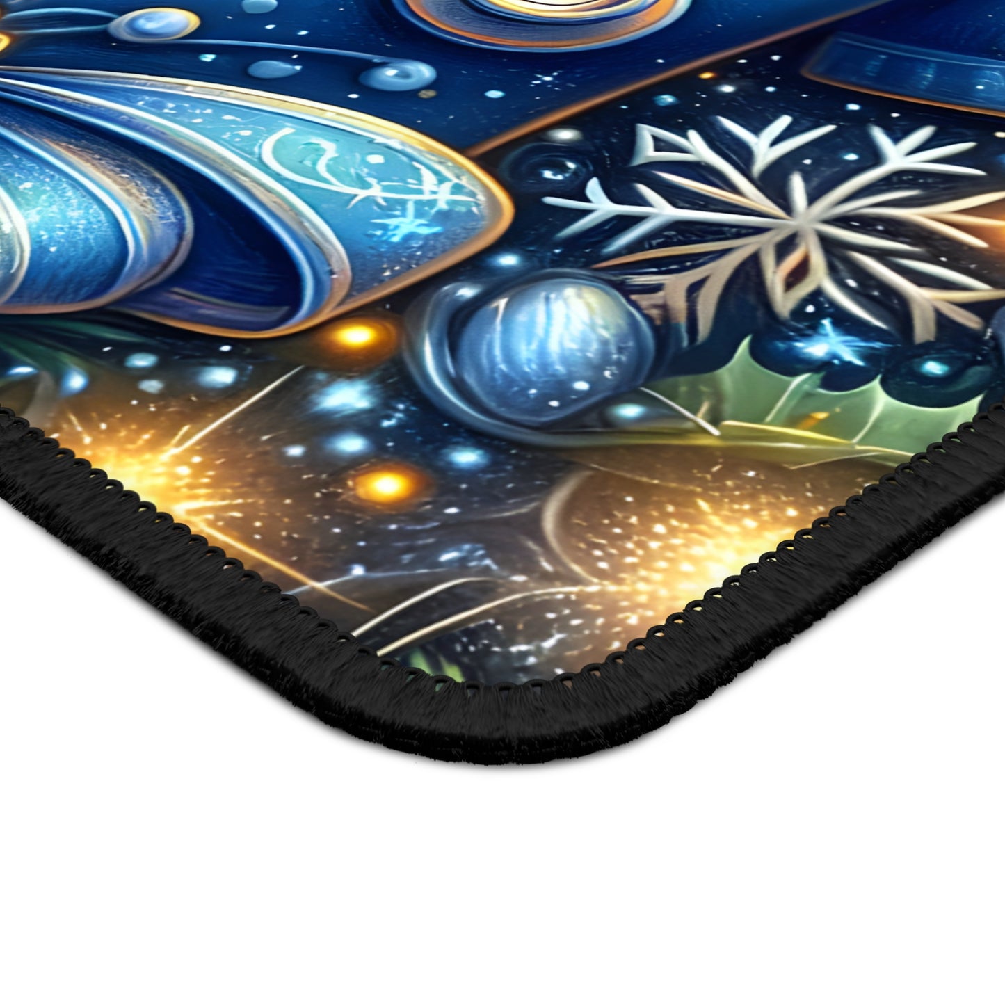 Winter Caregiver Scrubs Mouse Pad