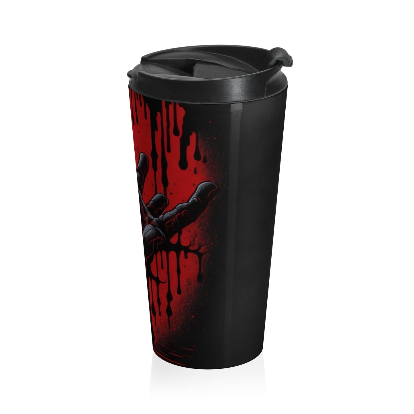 Crimson Grasp Stainless Steel Travel Mug – 15oz