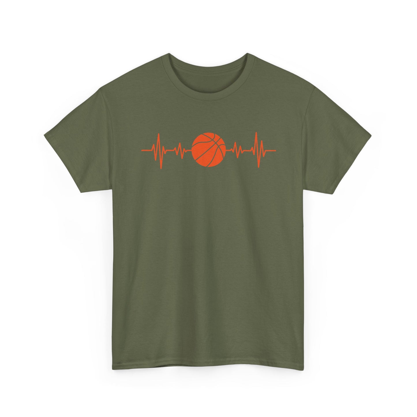Basketball Heartbeat Shirt – Sports Lover Tee