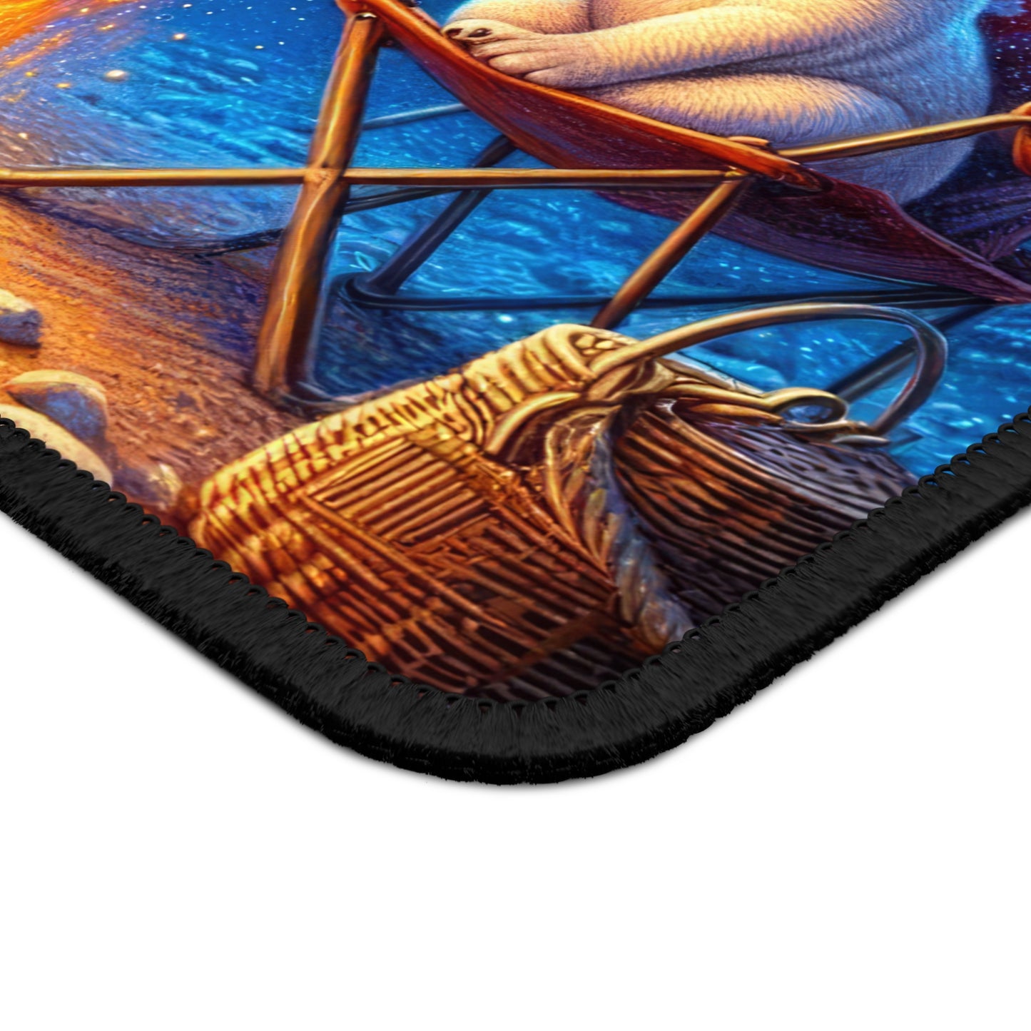 French Bulldogs Campfire Mouse Pad