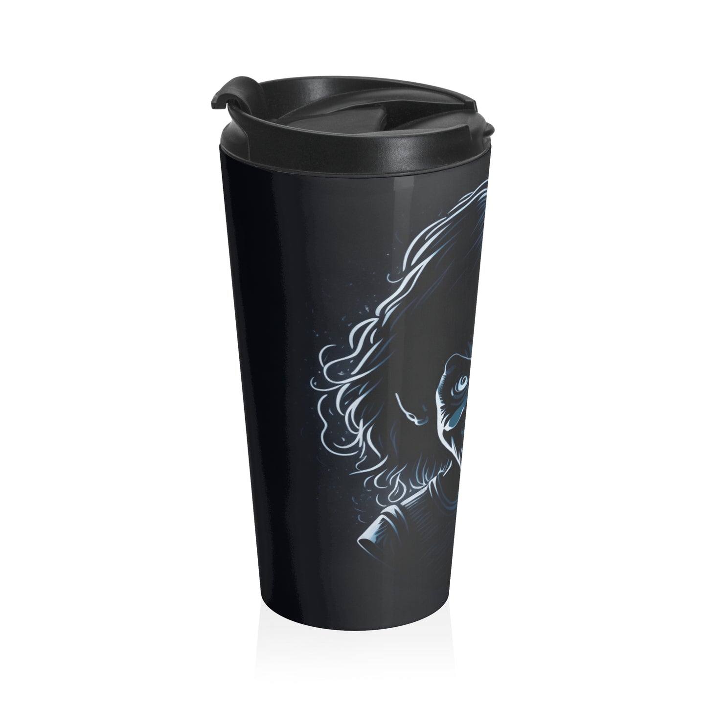 Demonic Grin Stainless Steel Travel Mug – 15oz