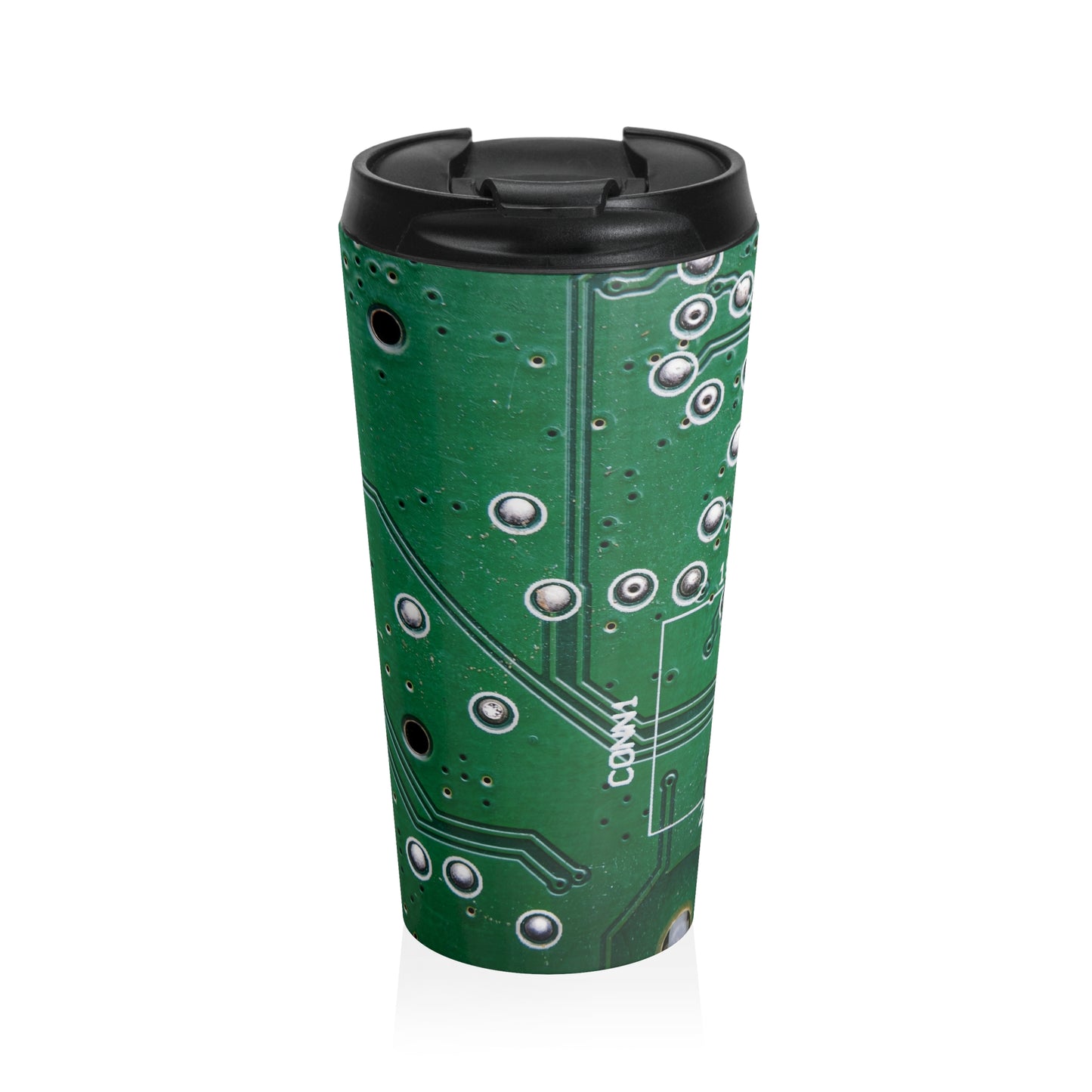 Green Circuit Board Mug – 15oz Stainless Steel Travel Cup