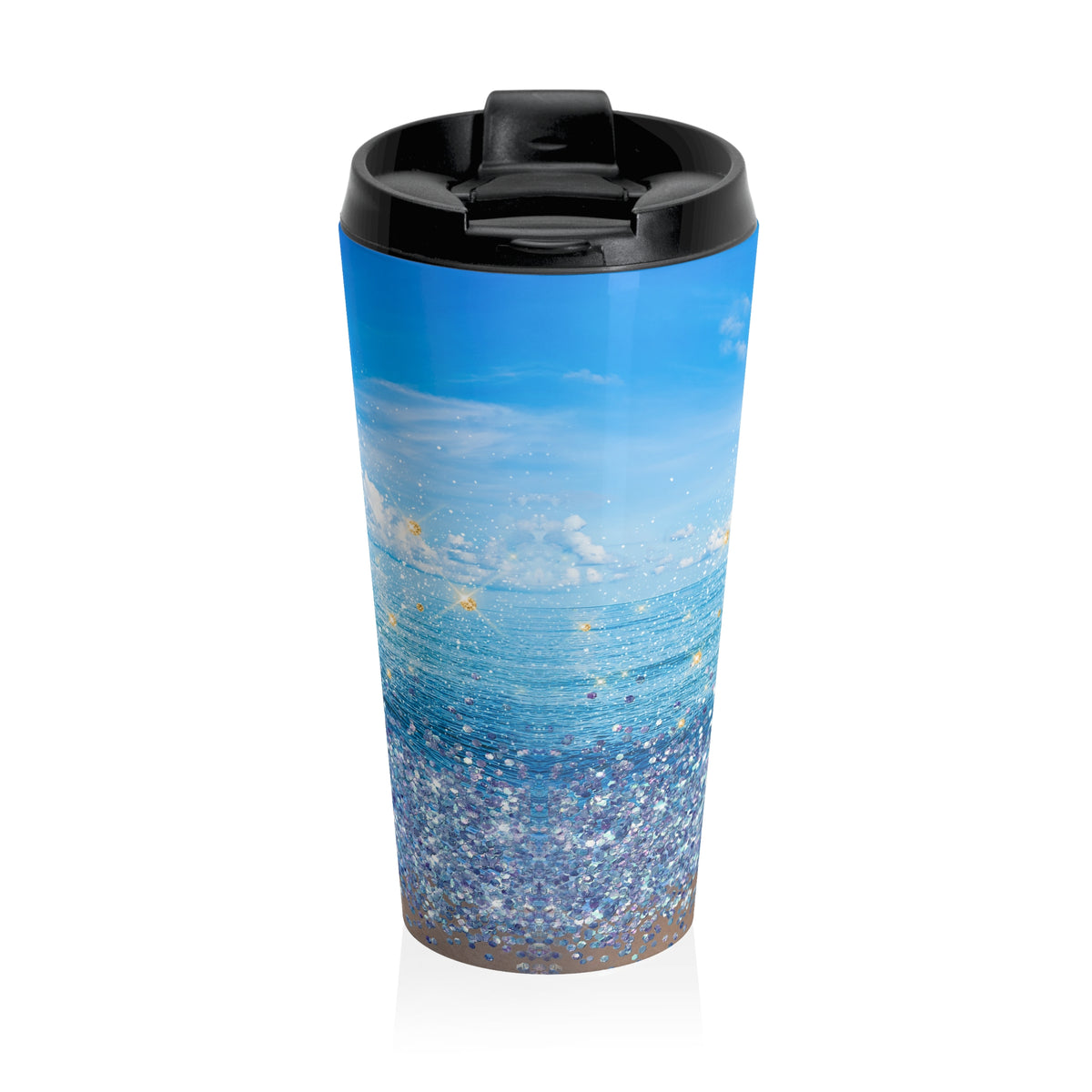 Summer Vibes Stainless Steel Travel Mug