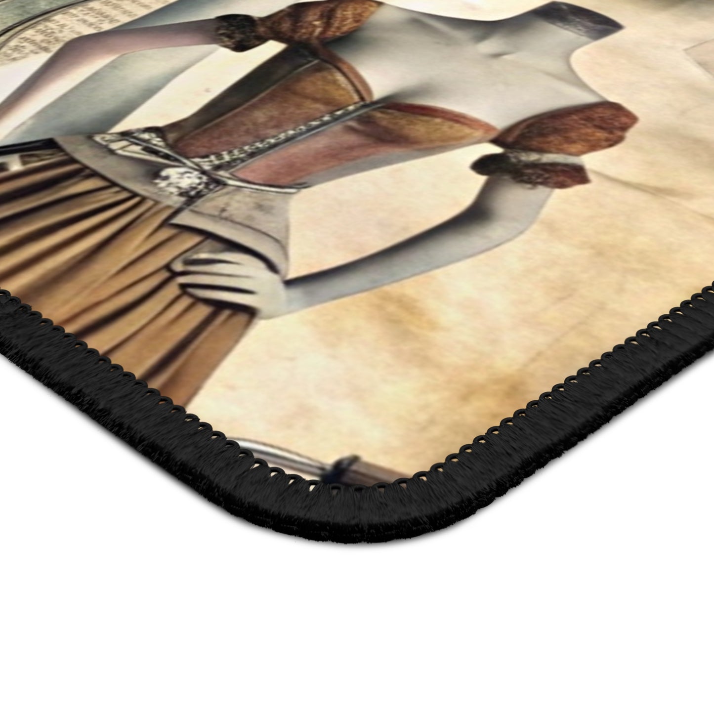 Vintage Victorian Collage Mouse Pad