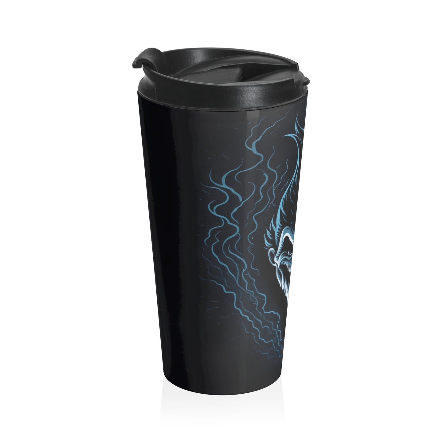 Midnight Fiend Stainless Steel Travel Mug – 15oz