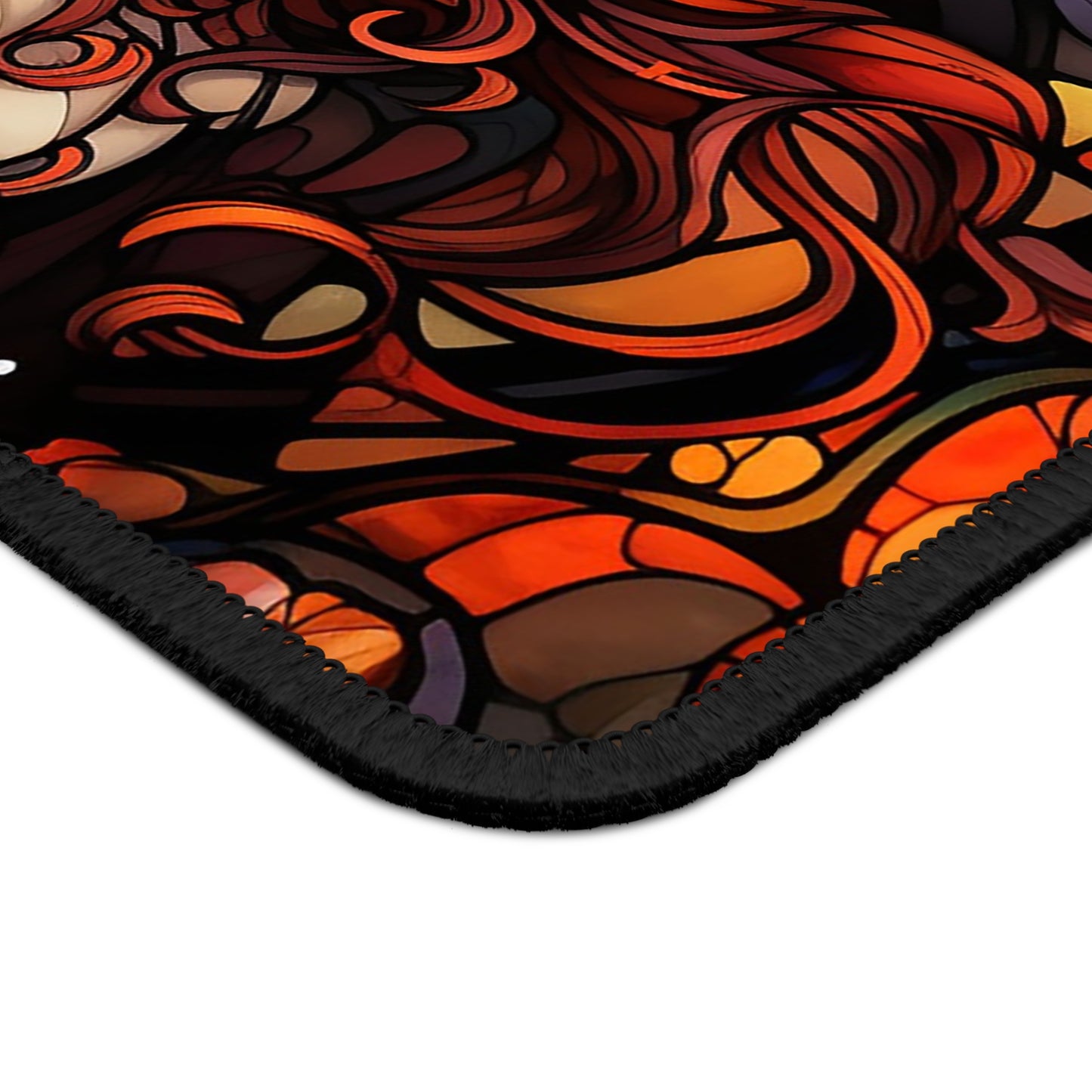 Enchanted Autumn Witch Mouse Pad