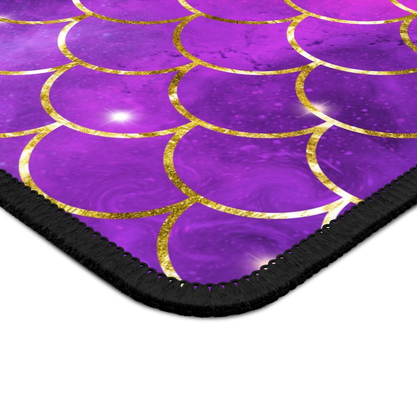 Cosmic Mermaid Scales Mouse Pad