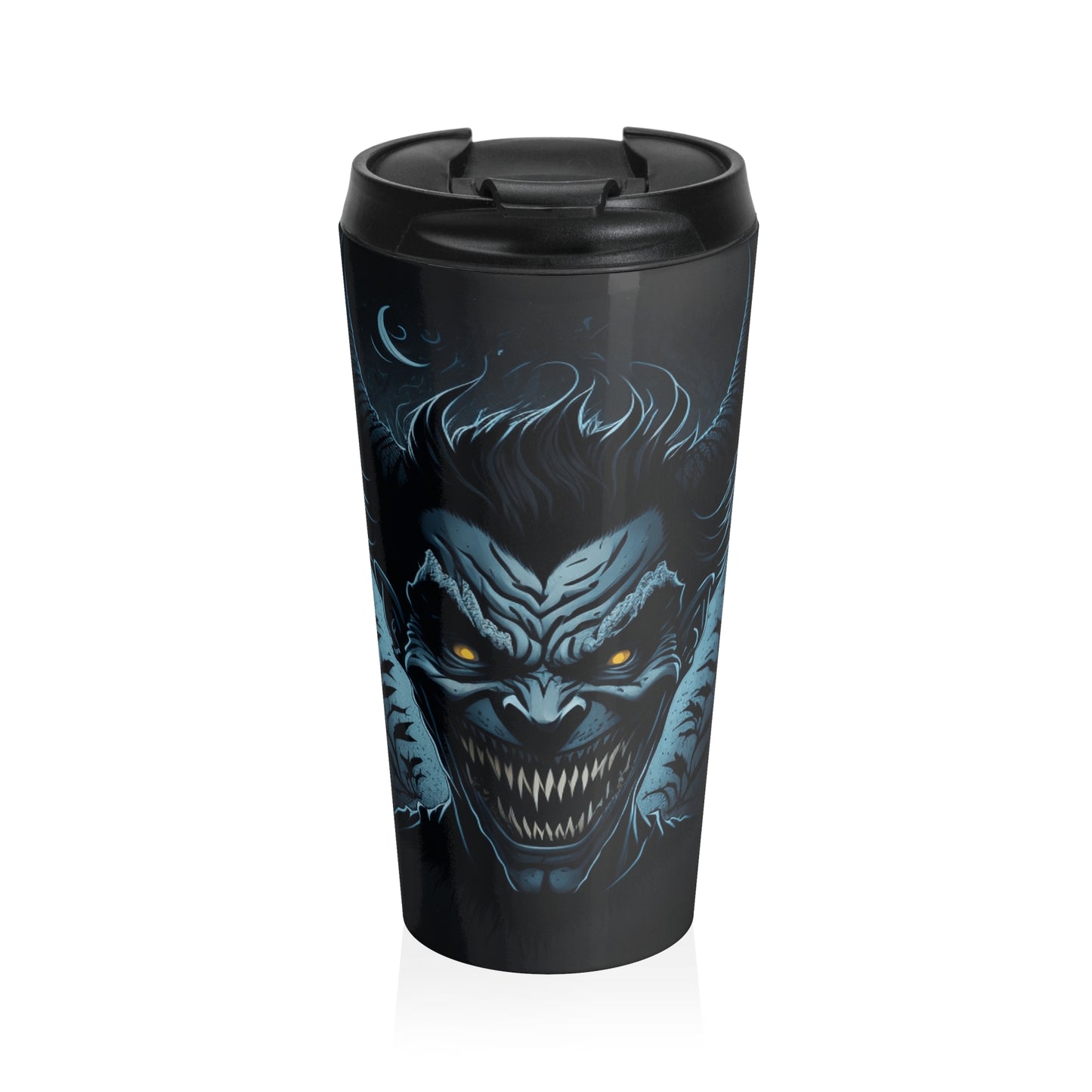 Midnight Demon Stainless Steel Travel Mug – 15oz