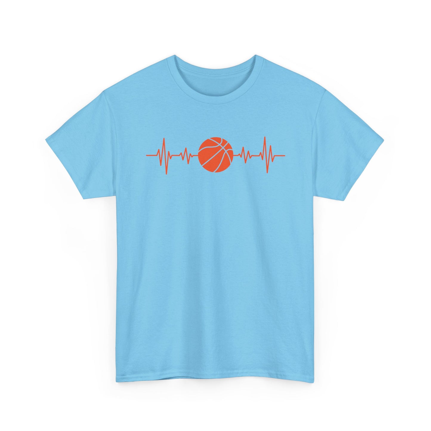 Basketball Heartbeat Shirt – Sports Lover Tee