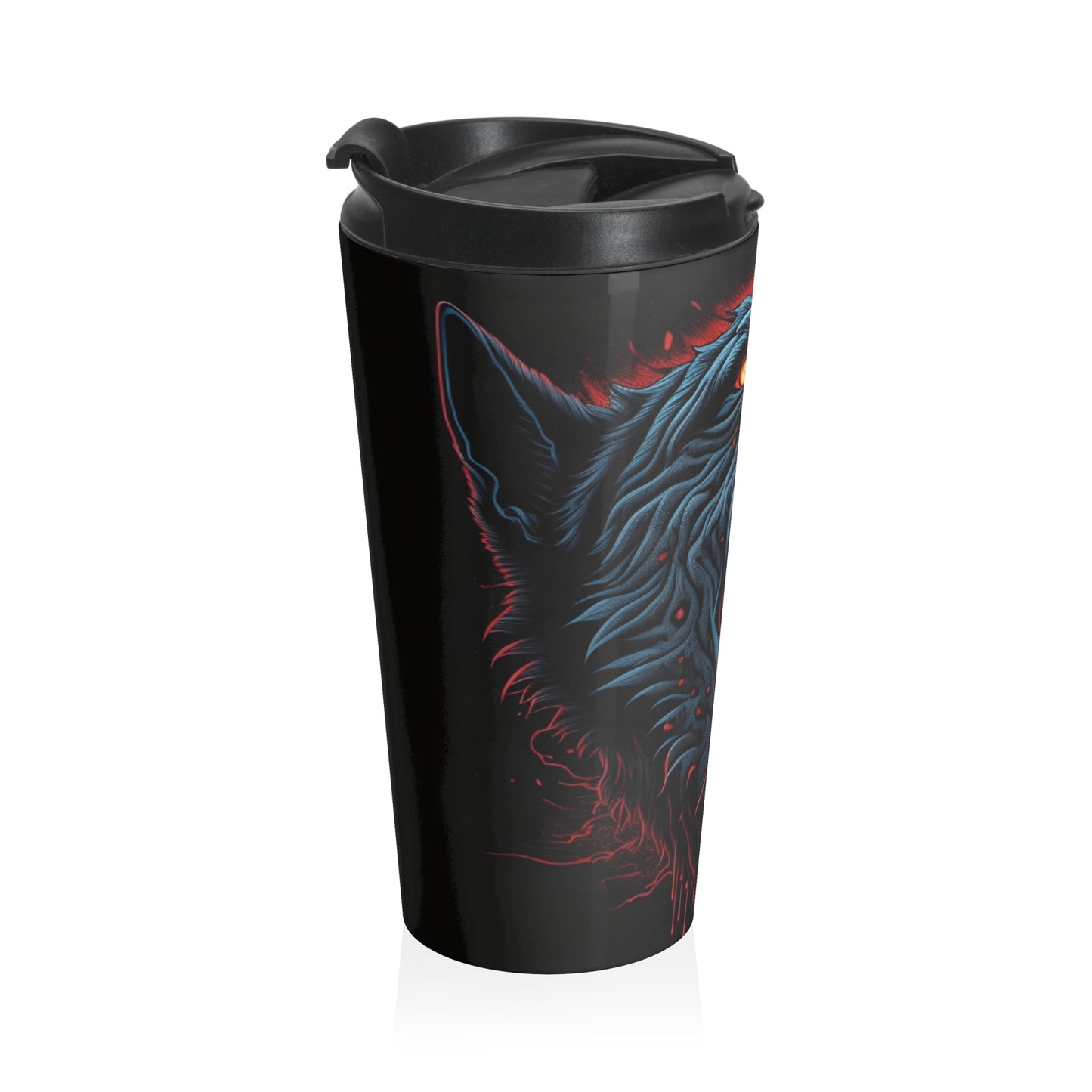Howling Beast Stainless Steel Travel Mug – 15oz