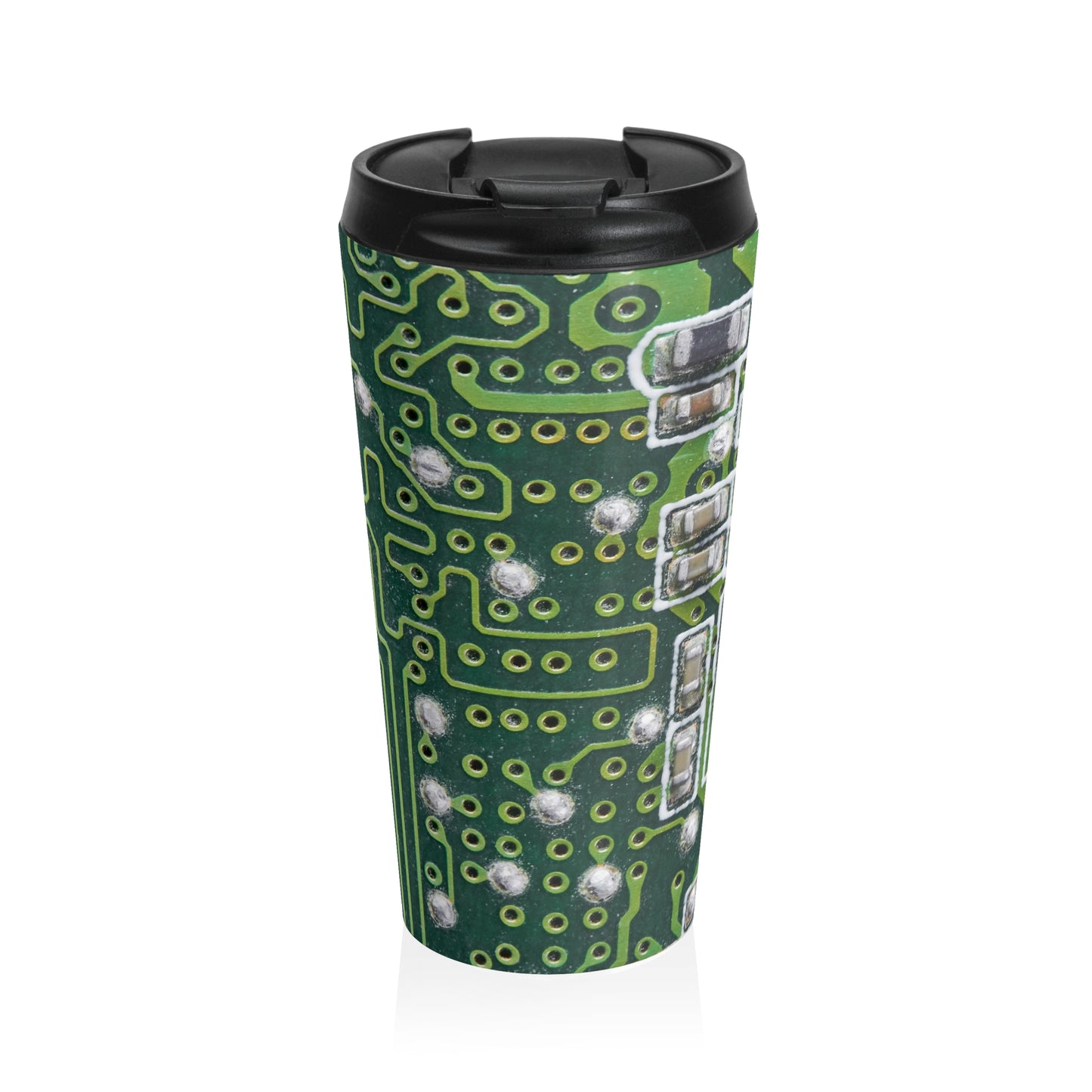 Tech Circuit Mug – 15oz Stainless Steel Travel Cup