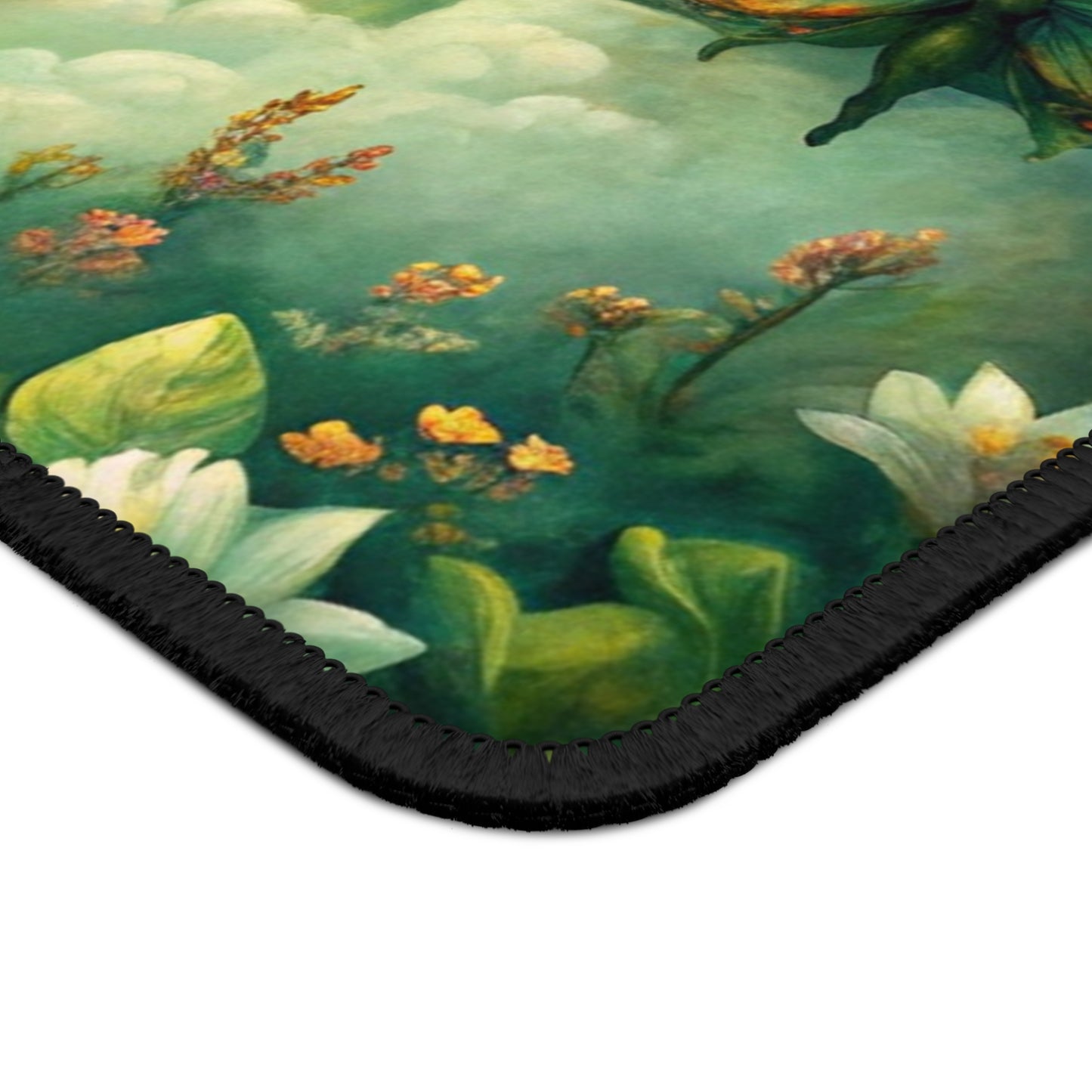 Enchanted Butterfly Garden Mouse Pad