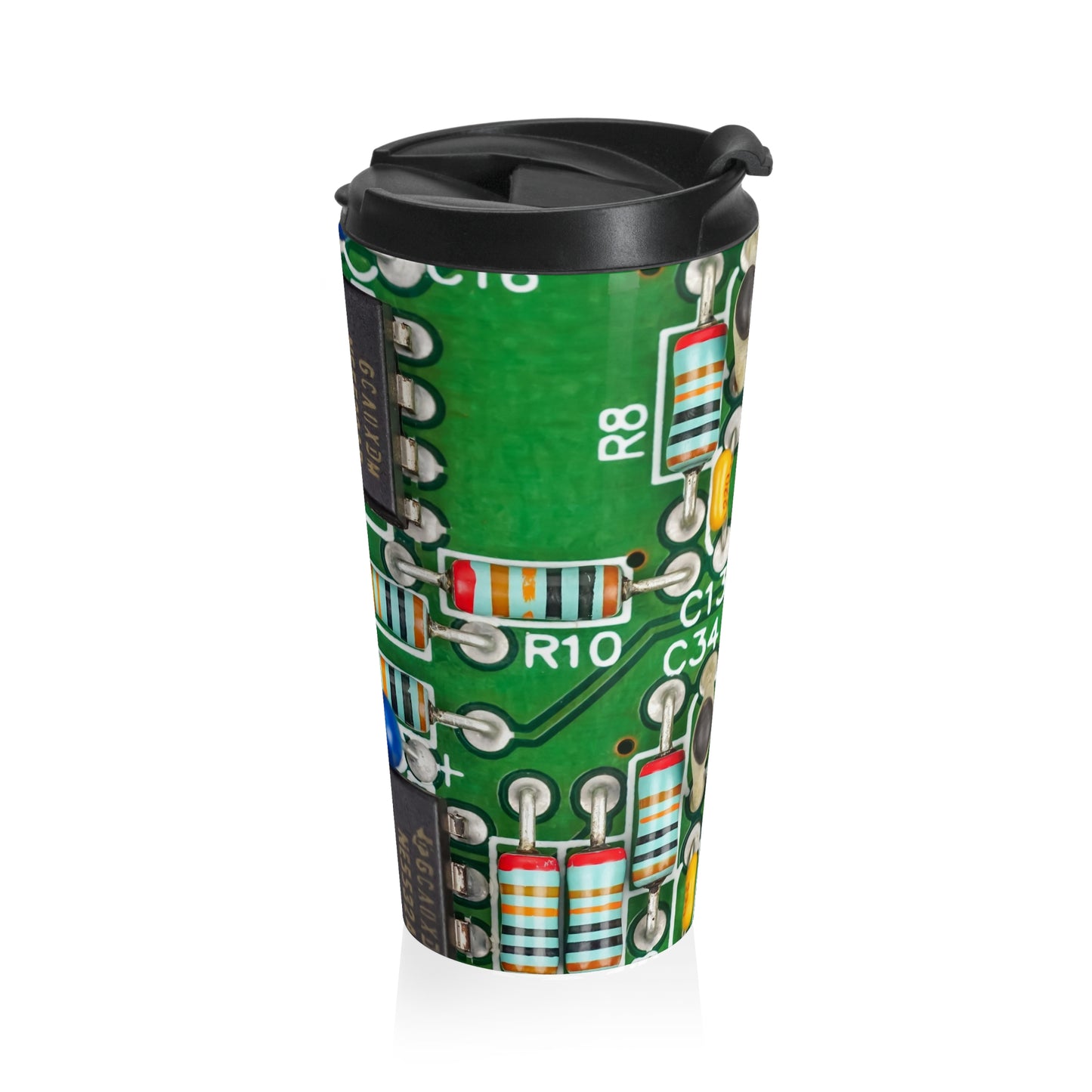 Tech Circuit Mug – 15oz Stainless Steel Travel Cup