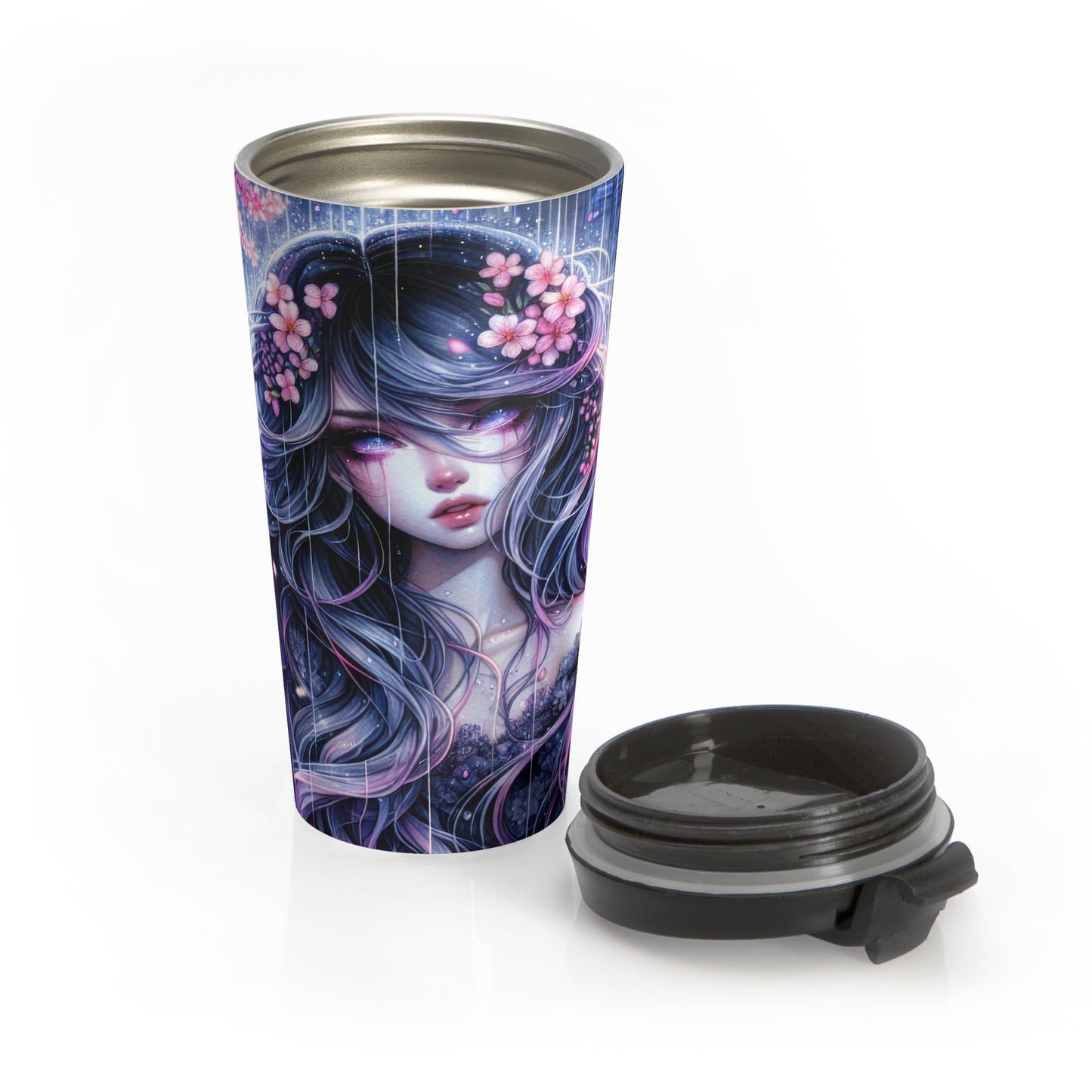 Moonlit Blossom Travel Mug